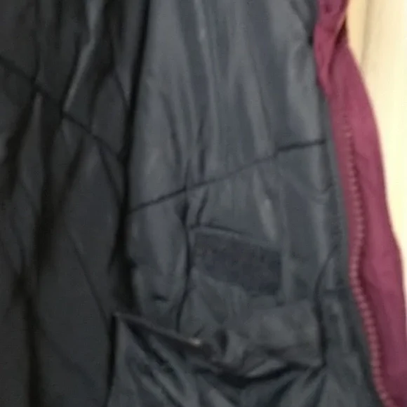 Patagonia Vintage Ski Snowboarding Guide Parka Jacket Burgundy Large - Picture 9 of 13